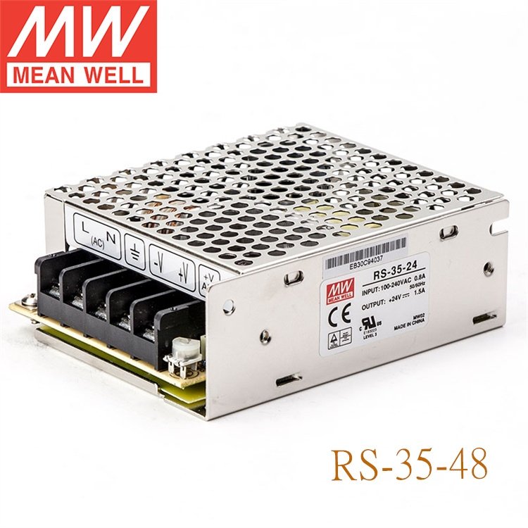 RS-35-48工控?zé)魩ПO(jiān)控自動化明緯電源35W48V