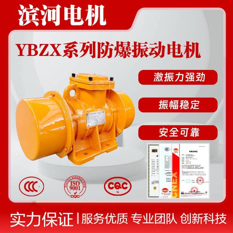 廠家濱河供應(yīng)YBZX-1.5-4防爆振動電機粉塵氣體二合一雙防爆