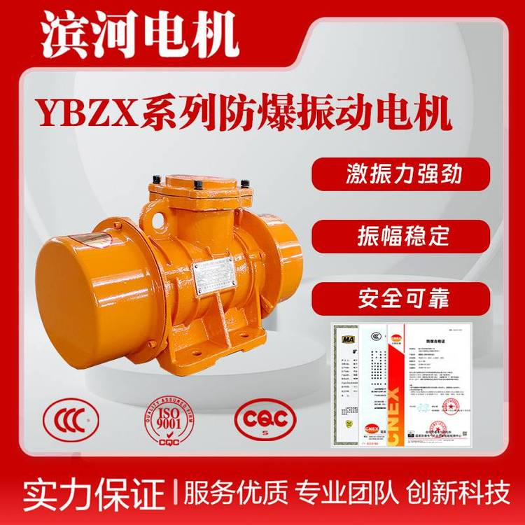 濱河生產(chǎn)YBZX-3-4臥式粉塵氣體二合一防爆振動(dòng)電機(jī)