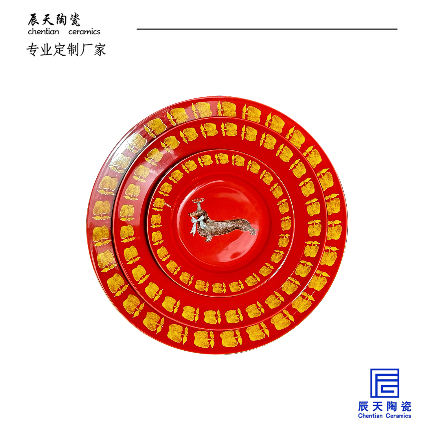 現(xiàn)代潮流時(shí)尚陶瓷Wallpapersyore西餐盤定制酒店裝飾擺件甜品餐盤