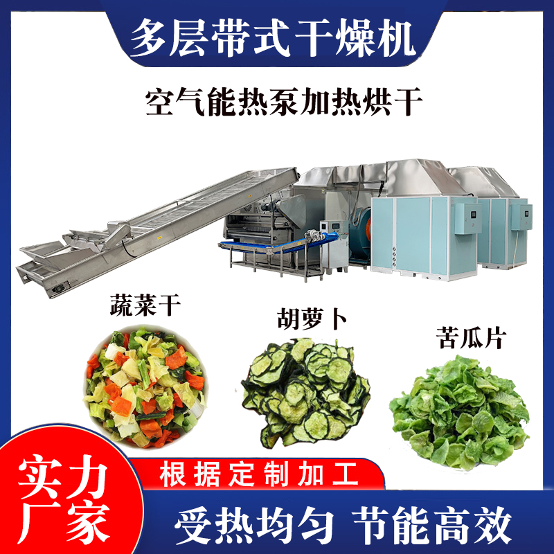 利杰熱風(fēng)循環(huán)蔬菜烘干機(jī)全自動(dòng)中藥材干燥機(jī)大麻多層烘干流水線