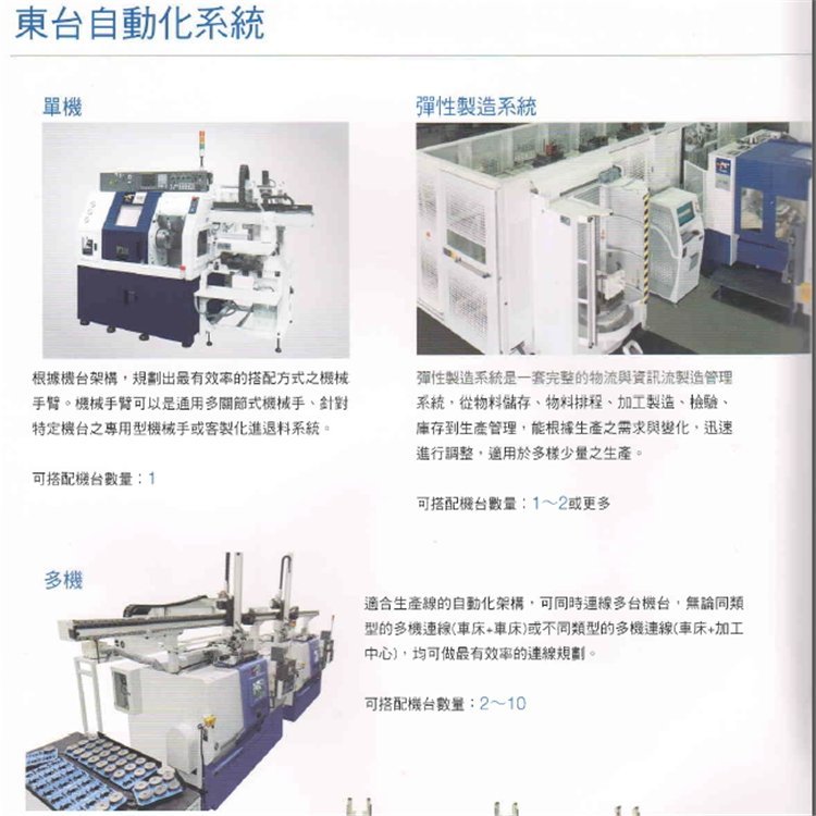 蘇州東臺精機自動化系統(tǒng)廠家直供