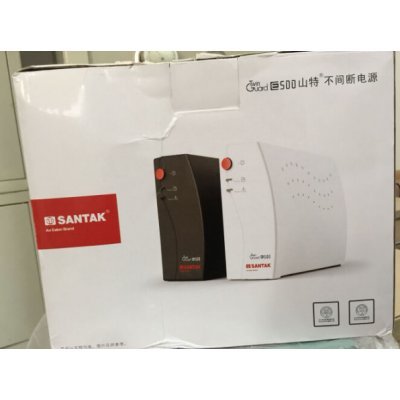 全新黑色單進單出500W\/300W功率UPS電源全國聯(lián)保