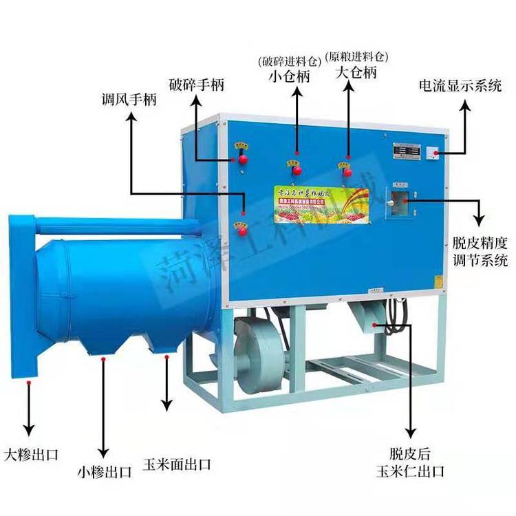 小型全自動玉米打糝機(jī)