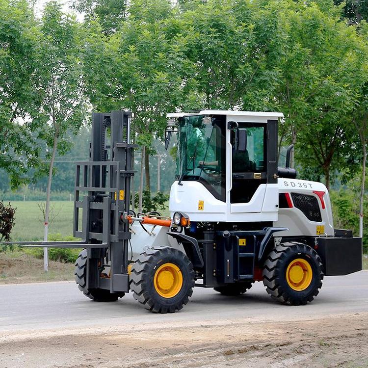 久鼎源全電動堆高車7噸自動小型越野叉車廠家