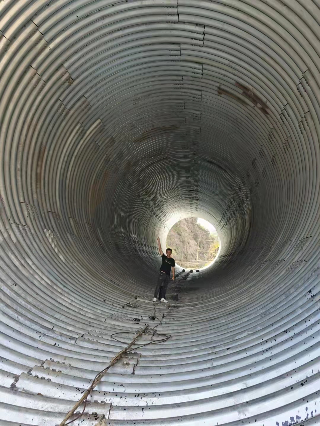 賢道鋼波紋涵管市政管道工程排水波紋管涵耐久抗變形